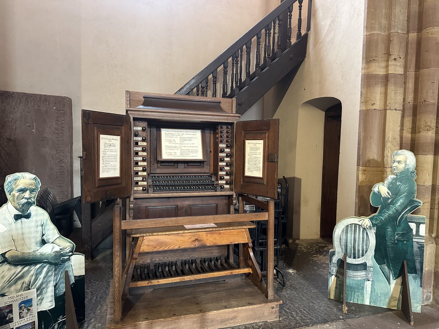 Orgelet i Strasbourg domkirke, der Mozart spilte i 1778